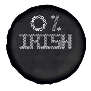 Funny St Patrick's Day 0% Irish Spare Tire Cover Celtic Knot TS11 Print Your Wear