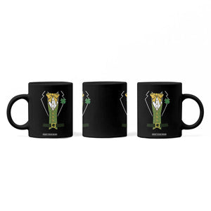 Funny St Patrick's Day Leprechaun Cosplay Tuxedo Coffee Mug TS11 Print Your Wear