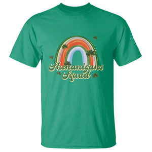 Funny St Patrick's Day Shenanigans Squad T Shirt Rainbow Shamrock TS11 Irish Green Print Your Wear