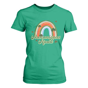 Funny St Patrick's Day Shenanigans Squad T Shirt For Women Rainbow Shamrock TS11 Irish Green Print Your Wear