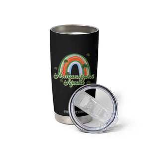 Funny St Patrick's Day Shenanigans Squad Tumbler Cup Rainbow Shamrock TS11 Print Your Wear