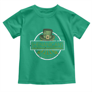 Funny St Patrick's Day Shenanigans Squad Toddler T Shirt Shamrock TS11 Irish Green Print Your Wear