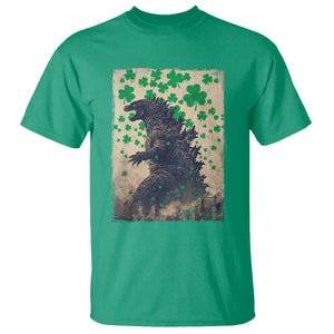 Funny St Patrick's Day Japanese Giant Monster T Shirt Vintage Shamrock TS11 Irish Green Print Your Wear