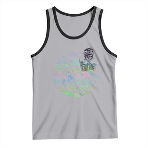 Funny Autism Mama Life Tank Top Some Days I Rock It Some Days It Rock Me Autism Awareness TS11 Athletic Heather Black Print Your Wear