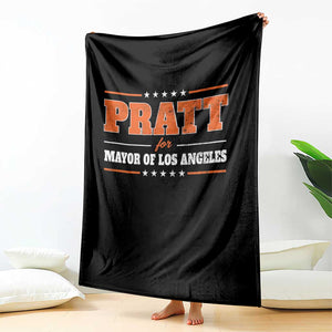 Pratt For Mayor Of Los Angeles Throw Blanket LA Mayoral Election US Political TS11 Print Your Wear
