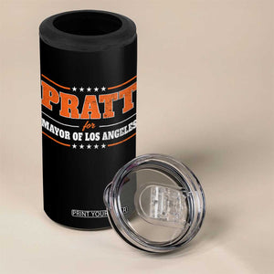 Pratt For Mayor Of Los Angeles 4 in 1 Can Cooler Tumbler LA Mayoral Election US Political TS11 Print Your Wear