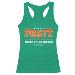 Pratt For Mayor Of Los Angeles Racerback Tank Top LA Mayoral Election US Political TS11 Irish Green Print Your Wear