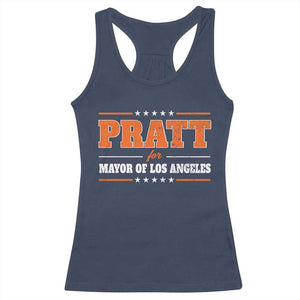 Pratt For Mayor Of Los Angeles Racerback Tank Top LA Mayoral Election US Political TS11 Navy Print Your Wear