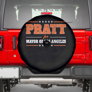 Pratt For Mayor Of Los Angeles Spare Tire Cover LA Mayoral Election US Political TS11 Black Print Your Wear