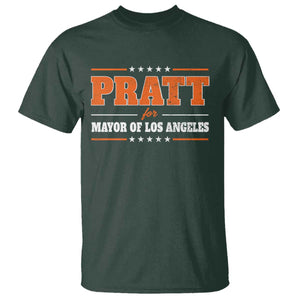 Pratt For Mayor Of Los Angeles T Shirt LA Mayoral Election US Political TS11 Dark Forest Green Print Your Wear