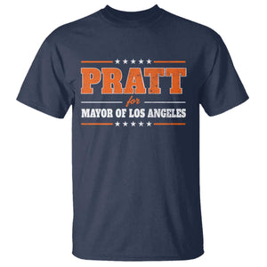 Pratt For Mayor Of Los Angeles T Shirt LA Mayoral Election US Political TS11 Navy Print Your Wear