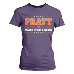 Pratt For Mayor Of Los Angeles T Shirt For Women LA Mayoral Election US Political TS11 Purple Print Your Wear