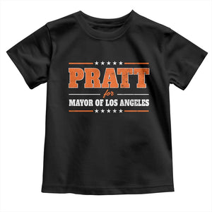 Pratt For Mayor Of Los Angeles Toddler T Shirt LA Mayoral Election US Political TS11 Black Print Your Wear