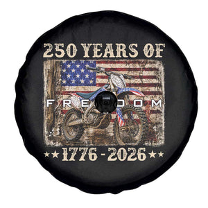 250 Years Of Freedom Dirt Bike Motocross 1776 2026 Spare Tire Cover TS11 Print Your Wear