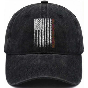 Cleveland Ohio State Pride Vintage American Flag Washed Cotton Baseball Cap Vintage American Flag Ohio State Pride TS11 Print Your Wear