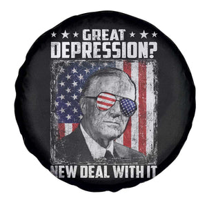 Franklin D Roosevelt Spare Tire Cover Great Depression New Deal With It TS11 Print Your Wear