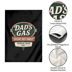 Dads Gas Silent But Dadly Garden Flag Funny Fart Dad Farting Father's Day TS11 Print Your Wear