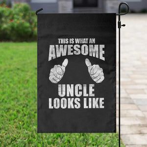 This Is What An Awesome Uncle Looks Like Garden Flag Funny Fathers Day Gifts TS11 Print Your Wear