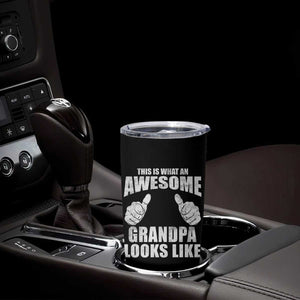 This Is What An Awesome Grandpa Looks Like Tumbler Cup Funny Fathers Day Gifts TS11 Print Your Wear