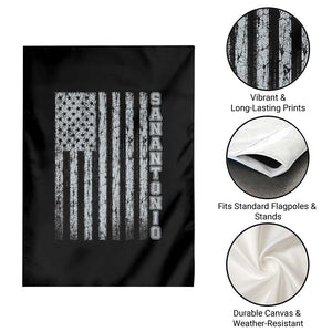 San Antonio Texas State Pride Vintage American Flag Garden Flag TS11 Print Your Wear