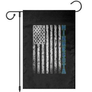 Minnesota MN State Pride Vintage American Flag Garden Flag TS11 Black Print Your Wear