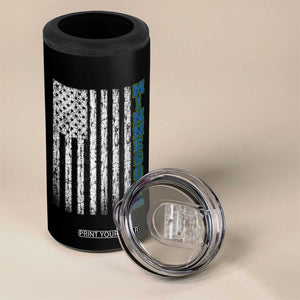 Minnesota MN State Pride Vintage American Flag 4 in 1 Can Cooler Tumbler TS11 Print Your Wear