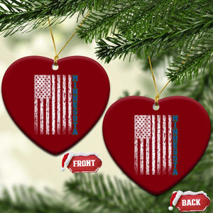 Minnesota MN State Pride Vintage American Flag Ceramic Ornament TS11 Print Your Wear