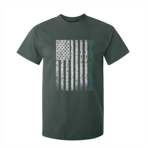 Minnesota MN State Pride Vintage American Flag T Shirt For Kid TS11 Dark Forest Green Print Your Wear