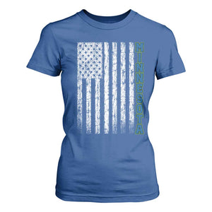 Minnesota MN State Pride Vintage American Flag T Shirt For Women TS11 Royal Blue Print Your Wear