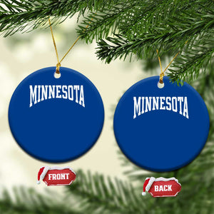 Minnesota MN State Throwback Design Vintage Ceramic Ornament TS11 1pc Blue Print Your Wear