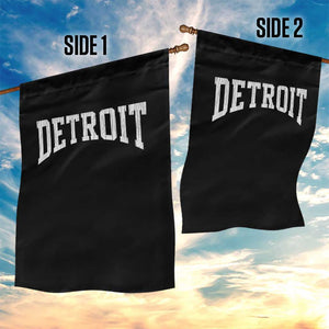 Detroit Michigan City Throwback Design Vintage Garden Flag TS11 Print Your Wear