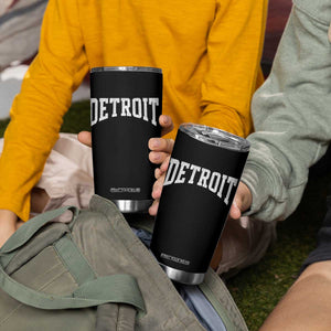 Detroit Michigan City Throwback Design Vintage Tumbler Cup TS11 Print Your Wear