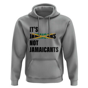 Jamaica Hoodie It's Jamaicans Not Jamaicants Flag TS11 Sport Gray Print Your Wear