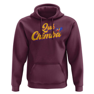 Colombia Hoodie Qu Chimba Parrot Colombian Slang TS11 Maroon Print Your Wear