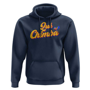Colombia Hoodie Qu Chimba Parrot Colombian Slang TS11 Navy Print Your Wear