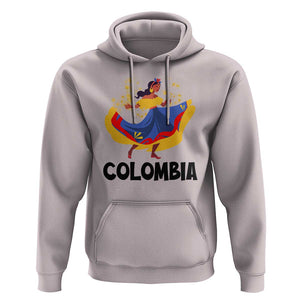 Colombianas Hoodie Colombia Cumbia Butterfly Flag Roots TS11 Ice Gray Print Your Wear