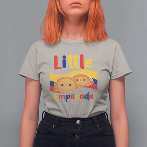 Funny Colombia Food T Shirt For Women Little Empanada Colombian Flag TS11 Sand Print Your Wear