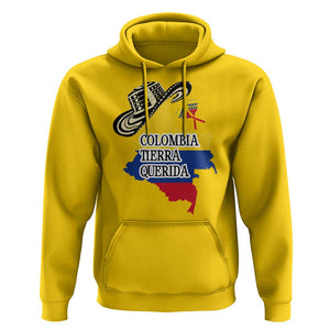 Funny Colombia Tierra Querida Hoodie Colombian Flag Sombrero Vueltiao Maracas TS11 Daisy Print Your Wear