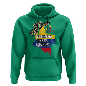 Funny Colombia Tierra Querida Hoodie Colombian Flag Sombrero Vueltiao Maracas TS11 Irish Green Print Your Wear