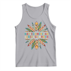 Native American Heritage Month Tank Top Indigenous Pride Feathers TS11 Athletic Heather Print Your Wear
