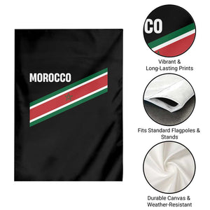 Morocco Moroccan Flag Garden Flag Green Star Maroc Stripes TS11 Print Your Wear