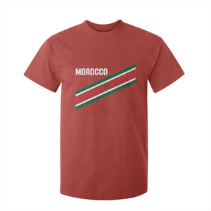 Morocco Moroccan Flag T Shirt For Kid Green Star Maroc Stripes TS11 Red Print Your Wear