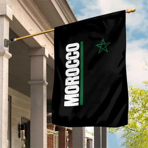Morocco Green Star Flag Patriotic Moroccan Pride Garden Flag TS11 Print Your Wear