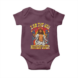 Funny Jesus LitRPG I Am The Way Motherfucker Baby Onesie