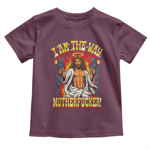 Funny Jesus LitRPG I Am The Way Motherfucker Toddler T Shirt