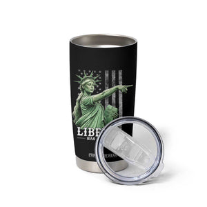 Liberty Has Spoken Tumbler Cup Funny Basketball Statue of Liberty Pointing Meme TS11 Print Your Wear
