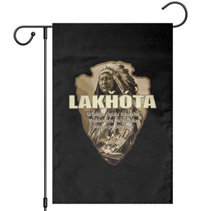 Chief Spotted Elk Lakhota Lakota Sioux Native American Indian Garden Flag TS11 Black Print Your Wear