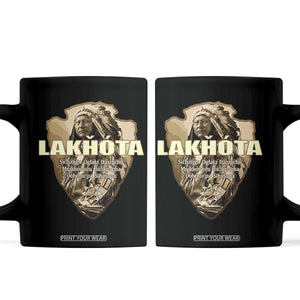 Chief Spotted Elk Lakhota Lakota Sioux Native American Indian Coffee Mug TS11 Black Print Your Wear