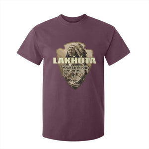 Chief Spotted Elk Lakhota Lakota Sioux Native American Indian T Shirt For Kid TS11 Maroon Print Your Wear