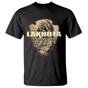 Chief Spotted Elk Lakhota Lakota Sioux Native American Indian T Shirt TS11 Black Print Your Wear
